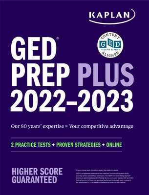 GED Test Prep Plus 2022-2023: Includes 2 Full L... 1506277357 Book Cover