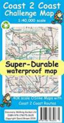 Coast 2 Coast Super-Durable Challenge Map 1782750630 Book Cover