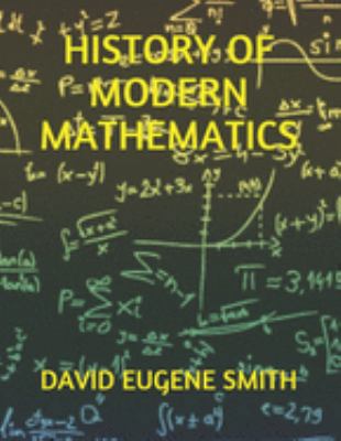 History of Modern Mathematics 1692240358 Book Cover