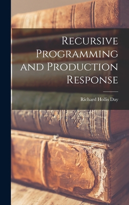 Recursive Programming and Production Response 101380791X Book Cover
