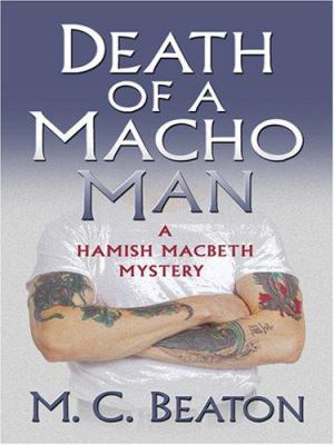 Death of a Macho Man [Large Print] 0786294353 Book Cover