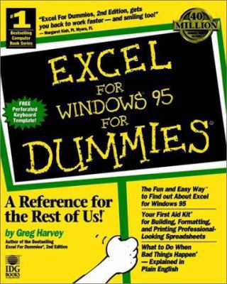 Excel for Windows 95 For Dummies 1568849303 Book Cover