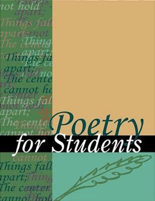 Poetry for Students 0787616893 Book Cover