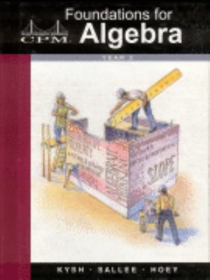 Foundations for Algebra Year 2 : Version 3. 0 1931287090 Book Cover