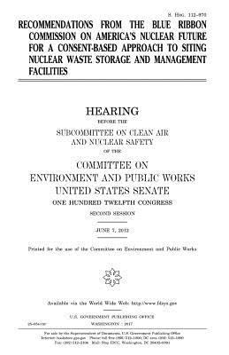 Recommendations from the Blue Ribbon Commission... 1979908281 Book Cover