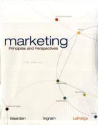 Marketing: Principles & Perspectives. William B... 0071108114 Book Cover