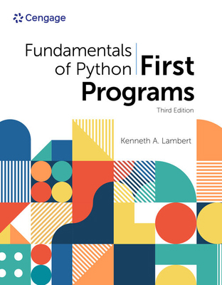 Fundamentals of Python: First Programs 035788101X Book Cover