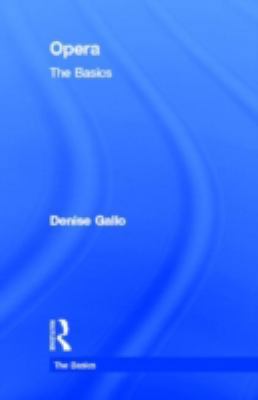 Opera: The Basics 0415970717 Book Cover