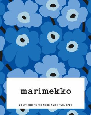 Marimekko Notes (Blues): 20 Unikko Notecards an... 1797237799 Book Cover