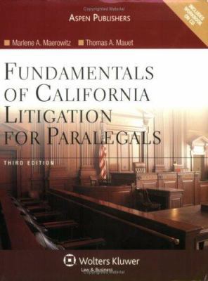 Fundamentals of California Litigation for Paral... 0735563888 Book Cover