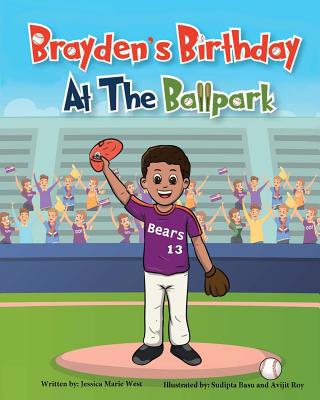 Brayden's Birthday at the Ballpark 1729286135 Book Cover