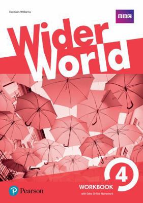 WIDER WORLD 4 WORKBOOK WITH EXTRA ONLINE HOMEWO... [Spanish] 1292178809 Book Cover