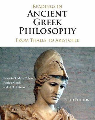 Readings in Ancient Greek Philosophy: From Thal... 1624665322 Book Cover