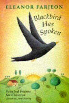 Blackbird Has Spoken 0333741331 Book Cover