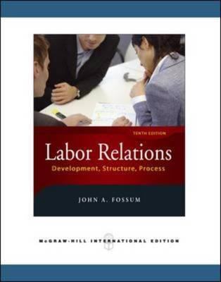 Labor Relations B01CCQALKI Book Cover