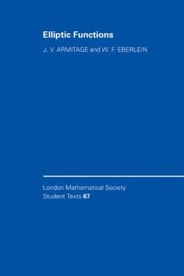 Elliptic Functions 0521780780 Book Cover