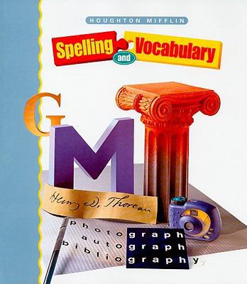 Houghton Mifflin Spelling: Student Edition Soft... 0395970075 Book Cover