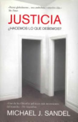 Justicia: ¿Hacemos lo que debemos? (Spanish Edi... [Spanish] 8483069180 Book Cover