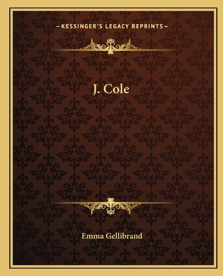 J. Cole 1162668571 Book Cover