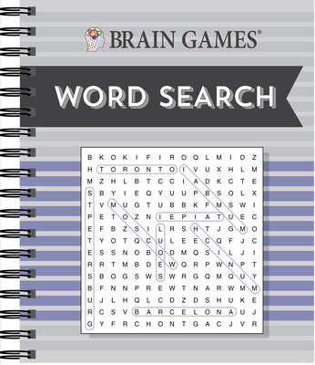 Brain Games - Word Search (Purple) 1640303707 Book Cover