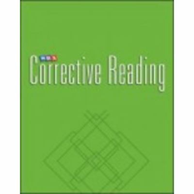 Corrective Reading Comprehension Level B2, Teac... 0076111865 Book Cover
