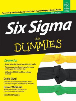 Six Sigma For Dummies, 2nd Ed 8126539097 Book Cover