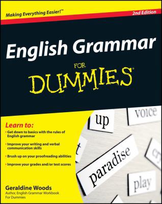 English Grammar for Dummies? B007D2MIZS Book Cover