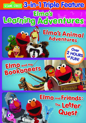 Elmo's Learning Adventures B006WZIE32 Book Cover