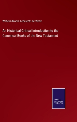 An Historical-Critical Introduction to the Cano... 3375140096 Book Cover