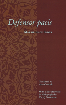 Defensor Pacis 023112354X Book Cover