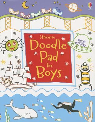 Usborne Doodle Pad for Boys 0794532918 Book Cover