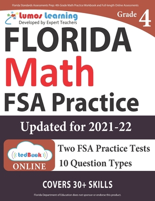 Florida Standards Assessments Prep: 4th Grade M... 1945730498 Book Cover