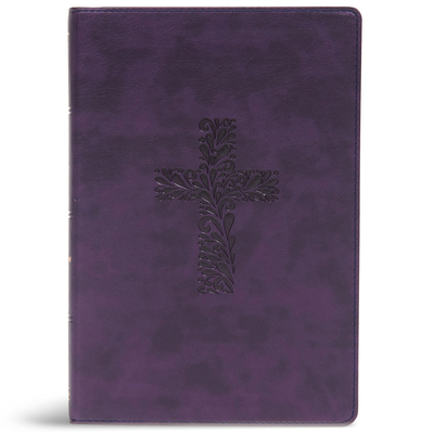 KJV Rainbow Study Bible, Purple Leathertouch 1087722055 Book Cover