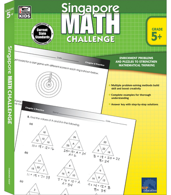 Singapore Math Challenge, Grades 5 - 8: Volume 21 1623990750 Book Cover