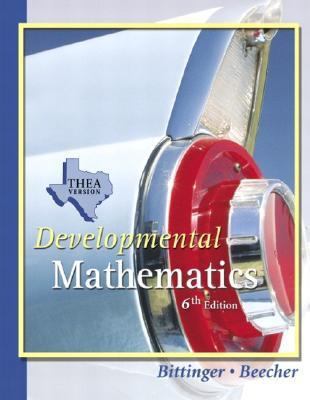 Developmental Mathematics Thea Update Version 0321279468 Book Cover