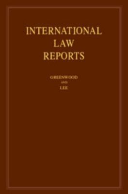 International Law Reports: Volume 180 1108473563 Book Cover