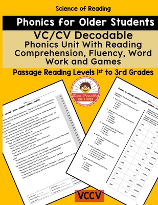 VC/CV Decodable Phonics Unit With Reading Compr... B0D7MQRV1Z Book Cover