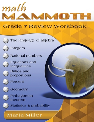Math Mammoth Grade 7 Review Workbook 194271548X Book Cover