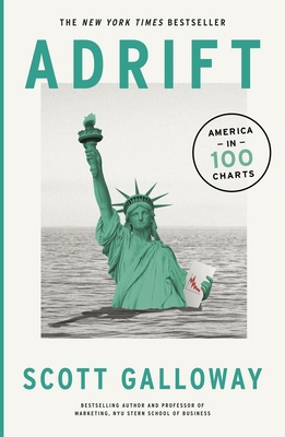 Adrift: 100 Charts that Reveal Why America is o... 0857504746 Book Cover
