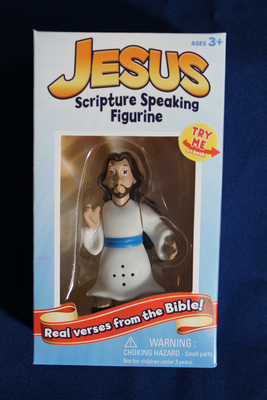 Kitchen Jesus: Scripture Speaking Figurine [With Battery] Book