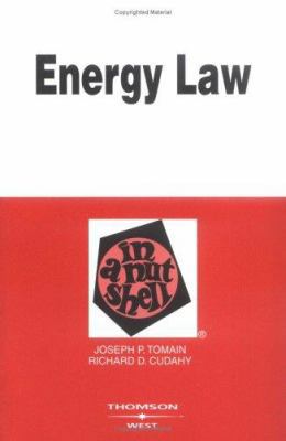 Energy Law in a Nutshell (Nutshell Series) 0314150587 Book Cover
