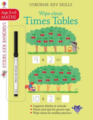 Wipe-Clean Times Tables 5-6 1474922392 Book Cover
