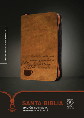 Santa Biblia Ntv, Edicion Compacta, Cafe Latte [Spanish] 1496427440 Book Cover