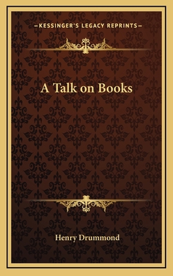 A Talk on Books 116863749X Book Cover