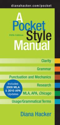 A Pocket Style Manual 0312593244 Book Cover
