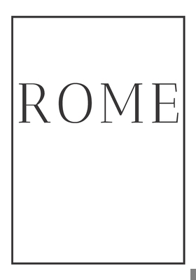 Rome: A decorative book for coffee tables, end ... 1701243105 Book Cover