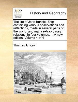 The life of John Buncle, Esq; containing variou... 1170459064 Book Cover