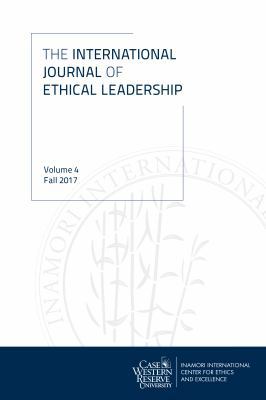 The International Journal of Ethical Leadership 162922104X Book Cover