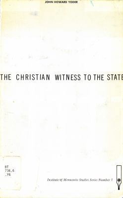 The Christian witness to the State (Institute o... 0873031652 Book Cover