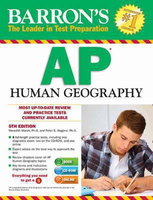 Barron's AP Human Geography [With CDROM] 1438073909 Book Cover